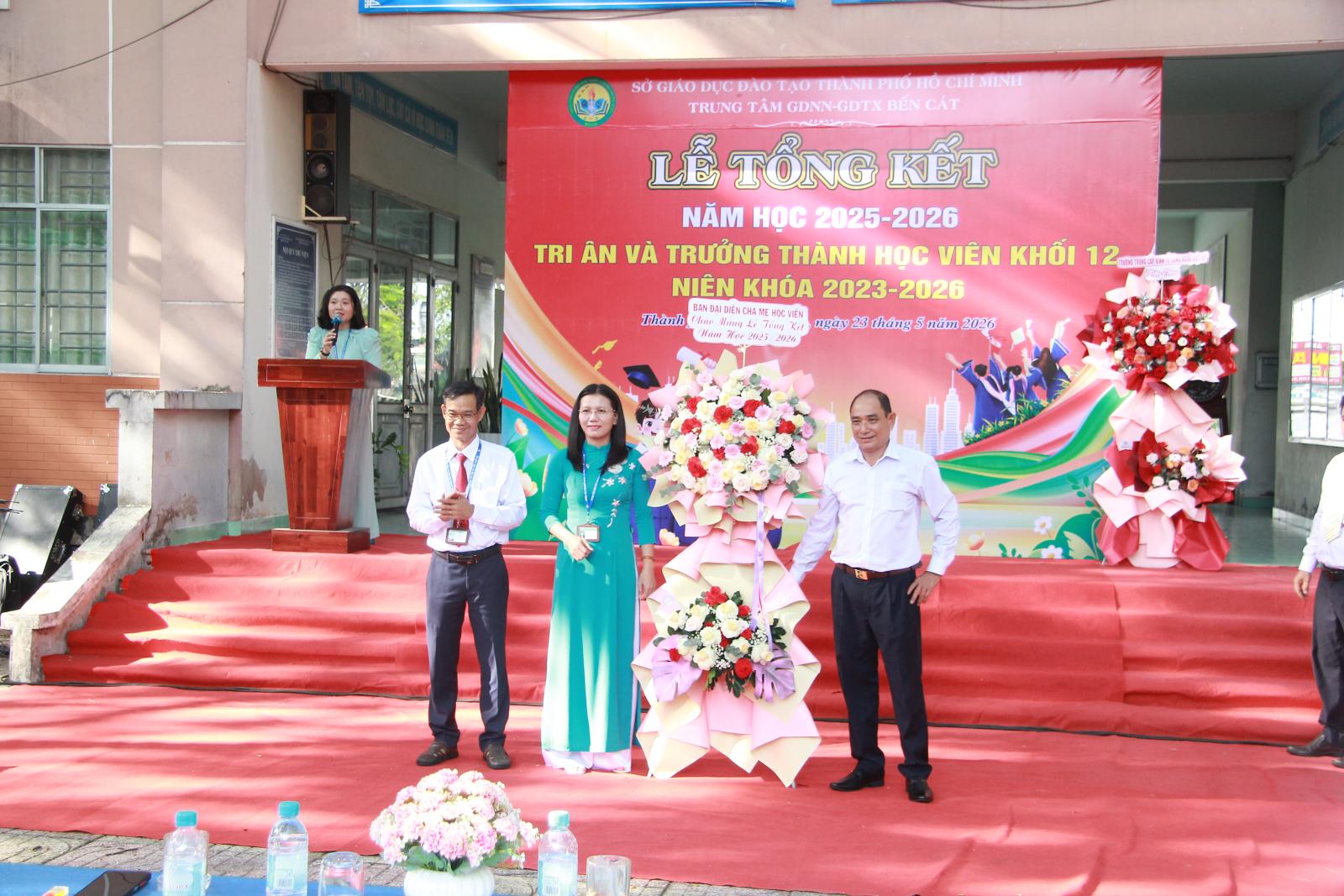 LỄ TỔNG KẾT NĂM HỌC 2025 – 2026 VÀ TRI ÂN TRƯỞNG THÀNH CHO HỌC VIÊN KHỐI 12 NIÊN KHÓA 2023 – 2026